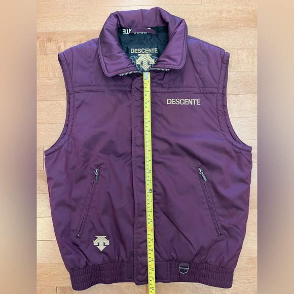 Vintage Descente 90’s Men’s Vest Size M Purple Gold - Picture 4 of 8